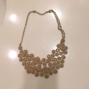 Grey and Gold Bubble necklace